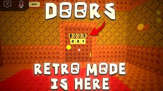 Doors Retro Mode is Here | Doors New Update Retro Mode | Doors Retro Mode Full Gameplay | Roblox