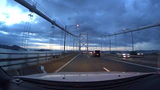 Seto Long Bridge drive 4K 瀬戸大橋 2017