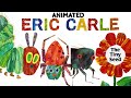 4 BEST Eric Carle Books | Compilation | Hungry Caterpillar,Busy Spider,Quiet Cricket,Tiny Seed.