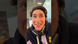 Trying Chilean Food For The First Time! - (Santiago Airport) 🇨🇱 #shorts