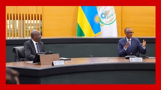 Perezida Kagame yayoboye Inama y'Abaminisitiri kuri uyu wa Kane, tariki ya 25 Ma