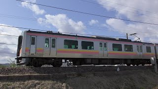 E129系A28+A9編成　信越本線下り435M　長岡→新潟【4K】