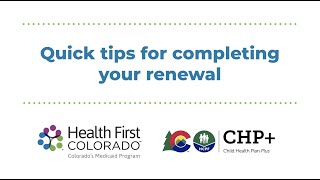Quick Tips For Completing Your Renewal