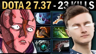 Anti-Mage Gameplay Miracle with 23 Kills and Rapier - Dota 7.37