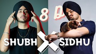 Shubh X Sidhu Moosewala 8D Mashup | No Love x The Last Ride | JUKEBOX | 3D Music Vibes |