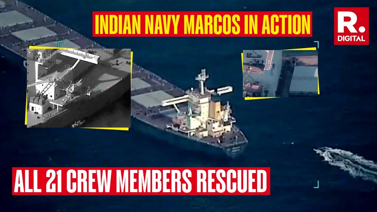 Indian Navy Rescues All 21 Crew, Including 15 Indians From Hijacked ...