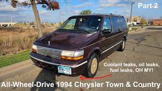 My All-Wheel-Drive 1994 Chrysler Town \u0026 Country needs REPAIRS! Can we fix it?? | Part 2