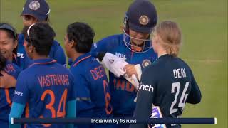 Full video of  Deepti Sharma Runout england batsman. #england v/s #india