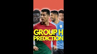 GROUP H PREDICTIONS - 2022 WORLD CUP PREVIEW 🇵🇹🇬🇭🇺🇾🇰🇷