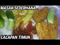 MASAK SEDERHANA GORENG TEMPE SAMA TELOR DADAR SAMBAL/MUKBANG SEDERHANA ORANG KAMPUNG.