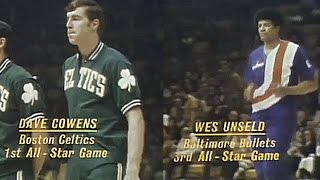 Dave Cowens, Wes Unseld 16pts/27reb/2a/6blks (1972 NBA ASG Full Highlights)