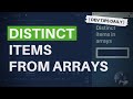 DevTips Daily: How to get the distinct items from two arrays in JavaScript