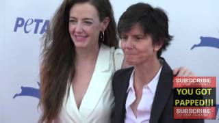 Tig Notaro and Stephanie Allyne at the PETA's 35th Anniversary Party at Hollywood Palladium in Holly