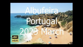 Albufeira Algarve Portugal 2023 March 4K HDR