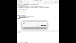 Xcode Intro Applescript 101