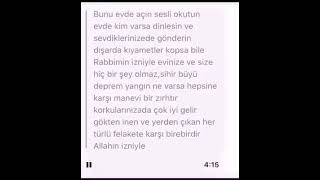 bu dua sayesinde oluşabilecek her türlü musibete karşı çok güçlü bir dua deprem afet zelzele