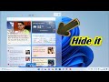 Hide News and Interest in Windows 11