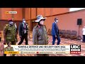 museveni inspects the armory section at the kampala defence u0026 security expo