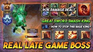 REAL LATE GAME BOSS Wraith King With Max 8Slotted Item Build Great Sword Smash D