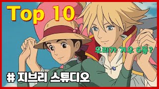 지브리 애니메이션 해외 평가 Top 10