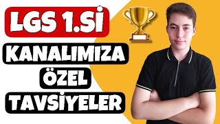 LGS Birincisinden Tavsiyeler | Lgs 1. si Nasıl Oldum? Nasıl Çalıştım? | Lgs Başarı Hikayeleri