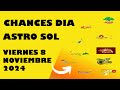 Resultados CHANCES DIA de Viernes 8 Noviembre 2024 ASTRO SOL DE HOY LOTERIAS DE HOY RESULTADOS DIA