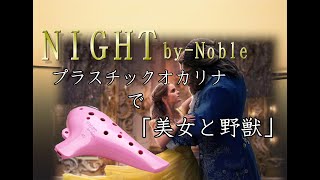 NIGHT by-Noble(プラスチックオカリナ）で「美女と野獣」を吹いてみました。