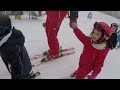 vlog 1ère fois à ski u0026 1ère descente pour amantine en vacances à la neige dans les vosges