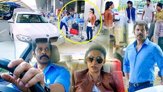 Chiyaan Vikram & Keerthy Suresh Tamil Movie Airport Scene || Bobby Simha || Kollywood Multiplex