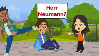 Deutsch Lernen | Herr Neumann ist obdachlos...