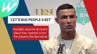 'Let's Bug People a Bit' - Ronaldo wants more big names in Saudi | International Football 2022/23