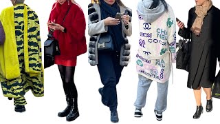 What do rich people wear in Paris? Street style Paris winter fashion / trends