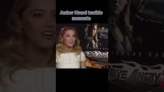 Amber Heard terrible moments😱 #shorts