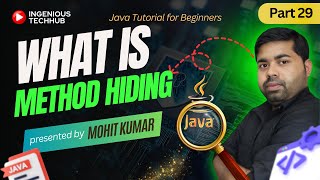 What is Method Hiding in Java? | Java OOP Concepts Part 1