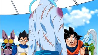 Whis reveals the secret of his position and Goku triggers a new form defeating all the kings