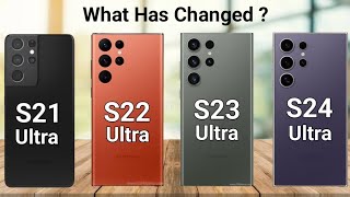 Samsung Galaxy S24 Ultra Vs S23 Ultra Vs S22 Ultra Vs S21 Ultra @mkbhd