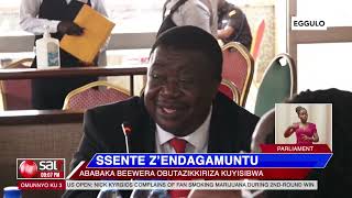 SSENTE Z'ENDAGAMUNTU - Ababaka beewera obutazikkiriza kuyisibwa