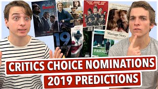 2019 Critics Choice Nomination Predictions!!