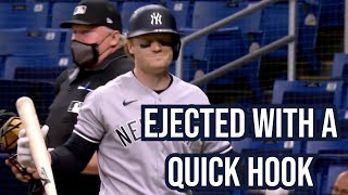 Umpire ejects Clint Frazier with a quick hook, a breakdown
