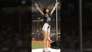 王柏融應援📣 高雄の美人チア😍 李樂 #台湾チア #치어리더 #cheerleader 臺北大巨蛋 2024/8/9【台湾チアTV】