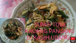 tumis goge di kasih udang