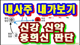 내사주 내가보기(1) - 일간 세력에 따른 신강신약의 판단