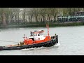 GPS Ionia Tug Boat pulling a heavy Load