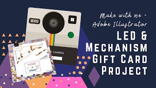 Mechanical and electronic LED gift card project - KS3/KS4/GCSE Technology