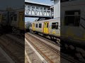 Merseyrail Class 508, 508120 departing Hooton