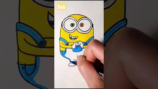 How to draw Bob Minions | Tutorial
