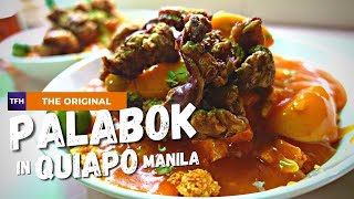 Legendary PANCIT PALABOK ng QUIAPO Manila l PASTORA | Chicharon l Tours From Home