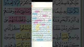 تثبيت وتربيط الربع الرابع من سورة الإسراء[ و لقد كرمنا بنى آدم ] من أية ٧٠ إلى أية ٩٨