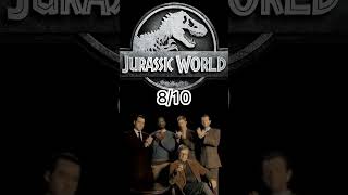 "Rating the Jurassic Movies: Which One SURPRISED US?" #shorts #jurassicpark #jurassicworld #ytshort