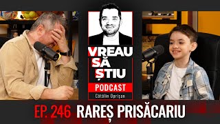 RAREȘ PRISĂCARIU: ”La 9 ani pun voce, cânt, prezint gale și mă uit la desene!” | VREAU SĂ ȘTIU EP246